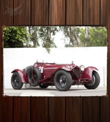 Металлическая табличка Alfa Romeo 8C 2300 Monza